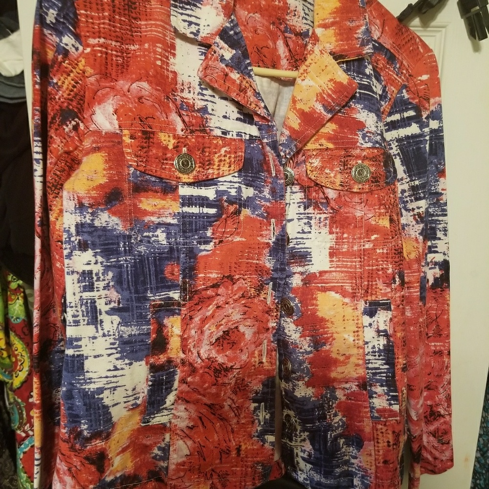 Chicos light jacket sz 0
